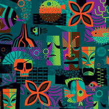 Load image into Gallery viewer, Jeff Granito's 'Tank Tiki' - Classic Aloha Button-Up Shirt - Womens - Ready-to-Ship!