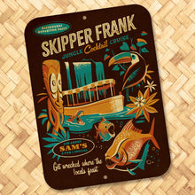 Load image into Gallery viewer, Jeff Granito's 'Jungle Cocktail Cruise' Personalized Metal Sign - Limited Time Pre-Order
