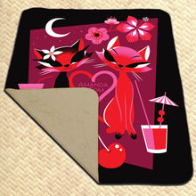 Load image into Gallery viewer, Jeff Granito's 'Love Cats' Personalized Cozy Blanket - Pre-Order