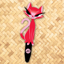 Load image into Gallery viewer, Jeff Granito's 'Ava and Desi' Love Cats Metal Yard Stake Set of TWO (2) - Pre-Order