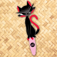 Load image into Gallery viewer, Jeff Granito's 'Liz and Eddie' Love Cats Metal Yard Stake Set of TWO (2) - Pre-Order