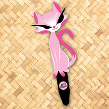 Load image into Gallery viewer, Jeff Granito's 'Ava and Frank' Love Cats Metal Yard Stake Set of TWO (2) - Pre-Order