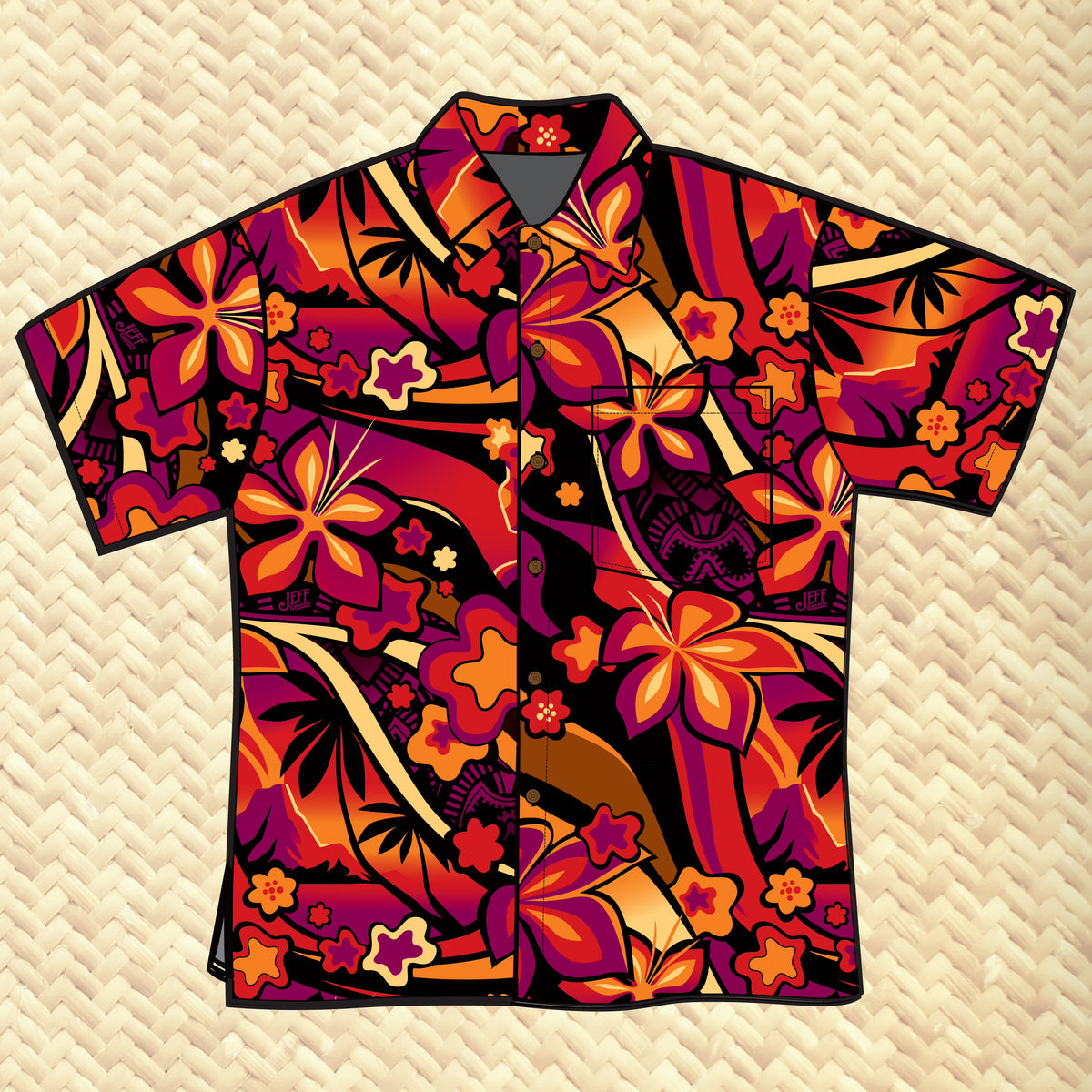 LAST CHANCE, Mauna Pele Unisex Aloha Shirt – Jeff Granito Designs