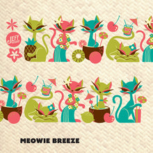 Load image into Gallery viewer, Jeff Granito's 'Meowie Wowie' Mai Tai Cocktail Glass (1) - Ships Late April/early May!