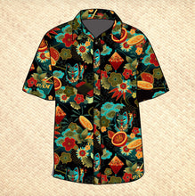 Load image into Gallery viewer, Jeff Granito's 'Mewsubi' Modern Fit Button-Up Shirt - Unisex - Ready to Ship! (FREE SHIPPING in U.S.)