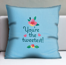 Load image into Gallery viewer, 'The Tweetest Mother's Day' Pillow Cover - U.S. Shipping Included - Limited Time Pre-Order