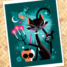 Load image into Gallery viewer, Cat Trick Print