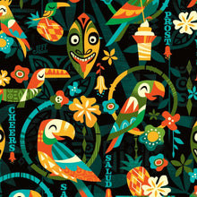 Load image into Gallery viewer, Jeff Granito's 'Birds Singing Words' Pareo - Ready to Ship / Rolling Pre-Order (FREE SHIPPING in U.S.) (Copy)