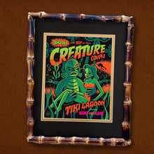 Load image into Gallery viewer, Personalized 'Creature Couple' 8X10 Matted Print and 11X14 Bamboo Frame Set - Limited Time Offer