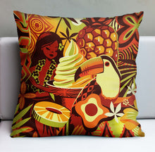 Load image into Gallery viewer, Jeff Granito's 'Island Memories' Pillow Cover - Ready to Ship! (FREE SHIPPING in U.S.)
