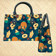 Load image into Gallery viewer, Jeff Granito's 'Pineapple Bird' Handbag and Zippered Wallet Set - Ready to Ship!