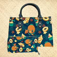 Load image into Gallery viewer, Jeff Granito's 'Pineapple Bird' Handbag and Zippered Wallet Set - Ready to Ship!
