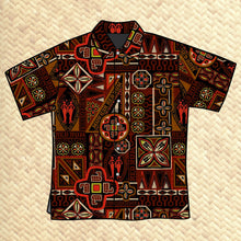 Load image into Gallery viewer, Jeff Granito's 'Red Rum' - Classic Aloha Button-Up Shirt - Unisex - Ready to Ship!
