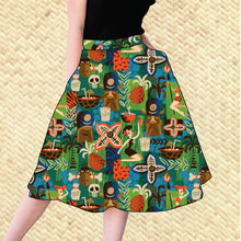 Load image into Gallery viewer, Jeff Granito's 'Loyal Order of the Rum Rocktails' Aloha Skirt with Pockets - Ready to Ship!