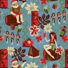 Load image into Gallery viewer, 'Happy Huladays' - Classic Aloha Button-Up Shirt - Unisex - Ready to Ship!