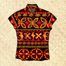 Load image into Gallery viewer, Jeff Granito's 'Traditional Stripe' - Classic Aloha Button-Up Shirt - Womens - Ready to Ship!