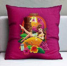 Load image into Gallery viewer, Jeff Granito's 'Taco Beauty' Pillow Cover - Ready to Ship! (FREE SHIPPING in U.S.)