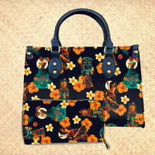 Load image into Gallery viewer, Jeff Granito's 'Tiki Portraits' Handbag and Zippered Wallet - Rolling Pre-Order / Ready to Ship!