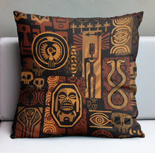 Load image into Gallery viewer, Jeff Granito's 'Traders of the Lost Artifacts' Pillow Cover - Ready to Ship! (FREE SHIPPING in U.S.)