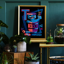 Load image into Gallery viewer, T for Trashed Print