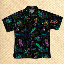 Load image into Gallery viewer, Jeff Granito's 'Dwellers of the Deep' - Classic Aloha Button-Up Shirt - Unisex - Ready to Ship!