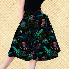 Load image into Gallery viewer, Jeff Granito's 'Dwellers of the Deep' - Aloha Skirt - Ready to Ship!