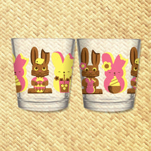 Load image into Gallery viewer, Jeff Granito's 'Marshmallow Bunnies' Mai Tai Cocktail Glass (1) - Ships Late March!