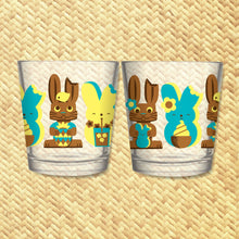 Load image into Gallery viewer, Jeff Granito's 'Marshmallow Bunnies' Mai Tai Cocktail Glass (1) - Ships Late March!