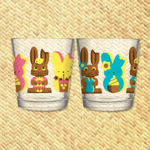Load image into Gallery viewer, Jeff Granito's 'Marshmallow Bunnies' Mai Tai Cocktail Glass (1) - Ships Late March!