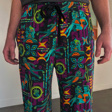 Load image into Gallery viewer, Jeff Granito's 'Creature Feature' Unisex Pajama Pants - Ready to Ship!