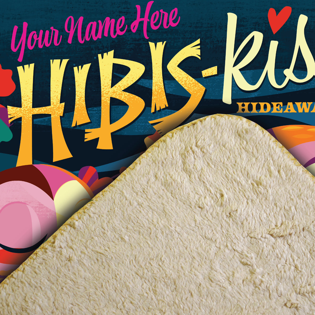 Hibis-kiss Hideaway Personalized Cozy Blanket - Limited Time Pre-order 