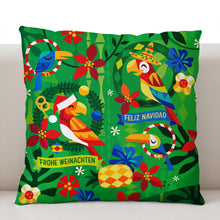 Load image into Gallery viewer, Jeff Granito's 'Feliz Noel' Pillow Cover
