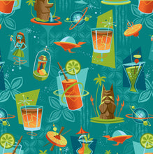 Load image into Gallery viewer, Jeff Granito's 'Cosmic Cocktails' Modern Fit with Flex Button-Up Shirt - Unisex - Ready to Ship! (FREE SHIPPING in U.S.)