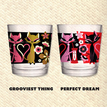 Load image into Gallery viewer, Jeff Granito's 'Love Cats' Mai Tai Cocktail Glass (1) - Ships Early February!