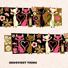 Load image into Gallery viewer, Jeff Granito's 'Love Cats' Mai Tai Cocktail Glass (1) - Ships Early February!