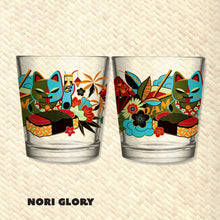 Load image into Gallery viewer, Jeff Granito's 'Mewsubi' Mai Tai Cocktail Glass (1) - Ready to Ship!