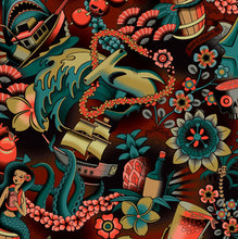 Load image into Gallery viewer, Jeff Granito's 'Rum Conquers All' Modern Fit Button-Up Shirt - Unisex - Ready to Ship!