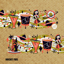 Load image into Gallery viewer, Jeff Granito's 'Cosmic Cocktails' Mai Tai Cocktail Glass (1) - Ready to Ship!