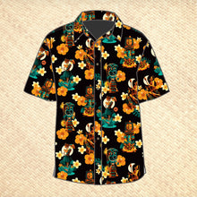 Load image into Gallery viewer, LAST CHANCE, 'Tiki Portraits' Modern Fit Button-Up Shirt - Unisex