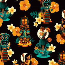 Load image into Gallery viewer, LAST CHANCE, 'Tiki Portraits' Modern Fit Button-Up Shirt - Unisex