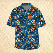 Load image into Gallery viewer, Jeff Granito's 'Pineapple Power-Up' Modern Fit with Flex Button-Up Shirt - Unisex - Ready to Ship!