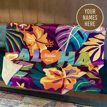 Load image into Gallery viewer, Jeff Granito's 'Aloha' Personalized Cozy Blanket - Pre Order
