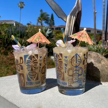 Load image into Gallery viewer, TikiLand Trading Co. X Jeff Granito 'Kihei Shores' Cocktail Glass Set