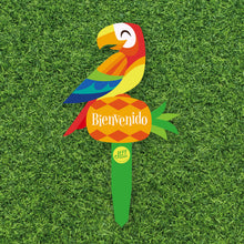 Load image into Gallery viewer, Birds Singing Words Yard Stakes Set of 4