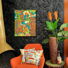 Load image into Gallery viewer, Big Beautiful Tikimorrow Autographed Canvas Giclee