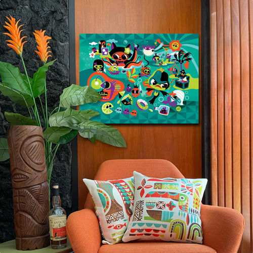 'Rumzilla' Canvas Giclee main image 1