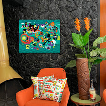 Load image into Gallery viewer, Black Lagoon Autographed Canvas Giclee