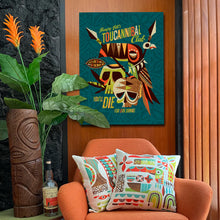 Load image into Gallery viewer, Blue Toucannibal Autographed Canvas Giclee