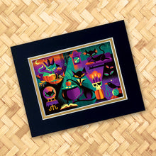 Load image into Gallery viewer, Cats Black Magic Print
