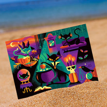 Load image into Gallery viewer, Cats Black Magic Print